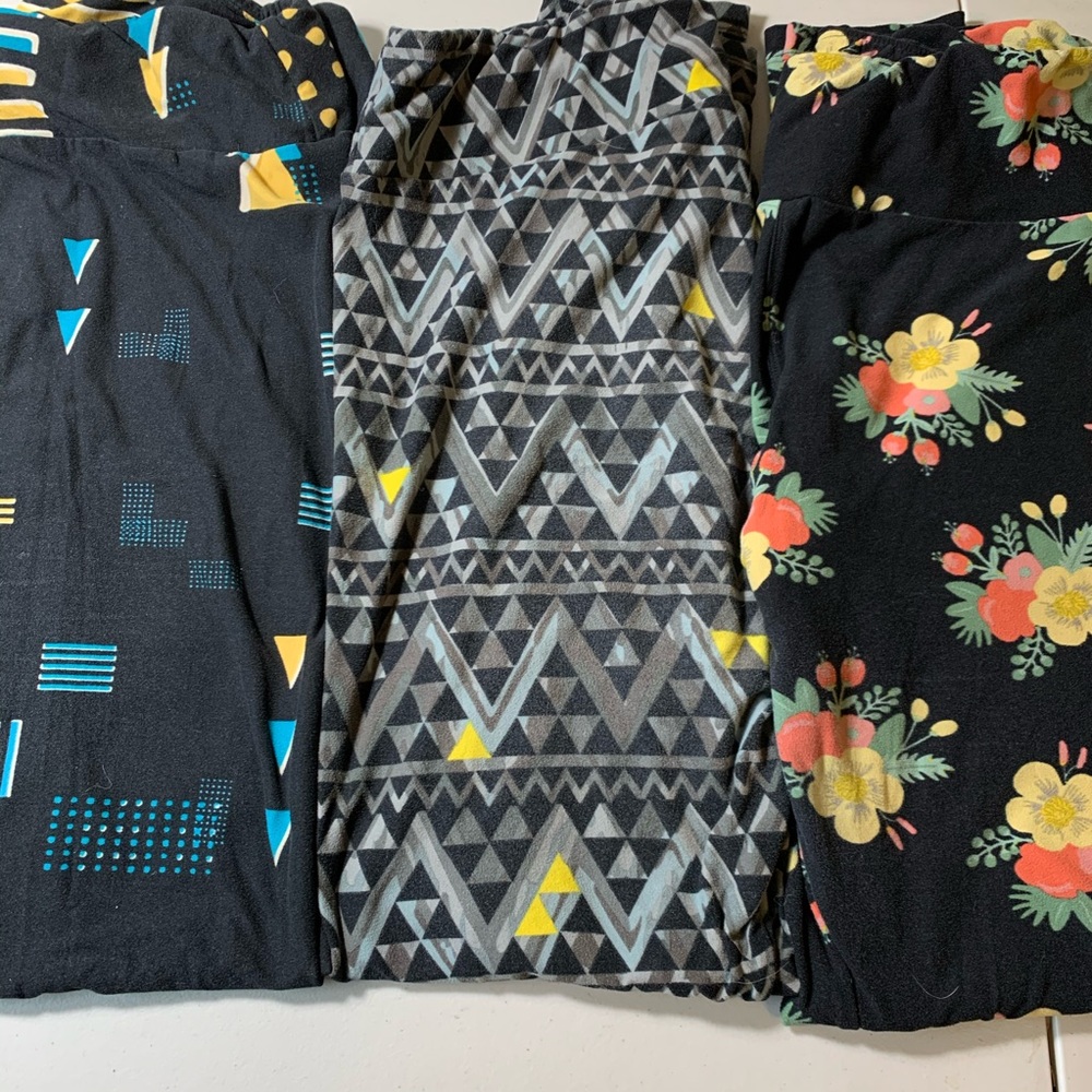 Set of 3 TC Lularoe Leggings